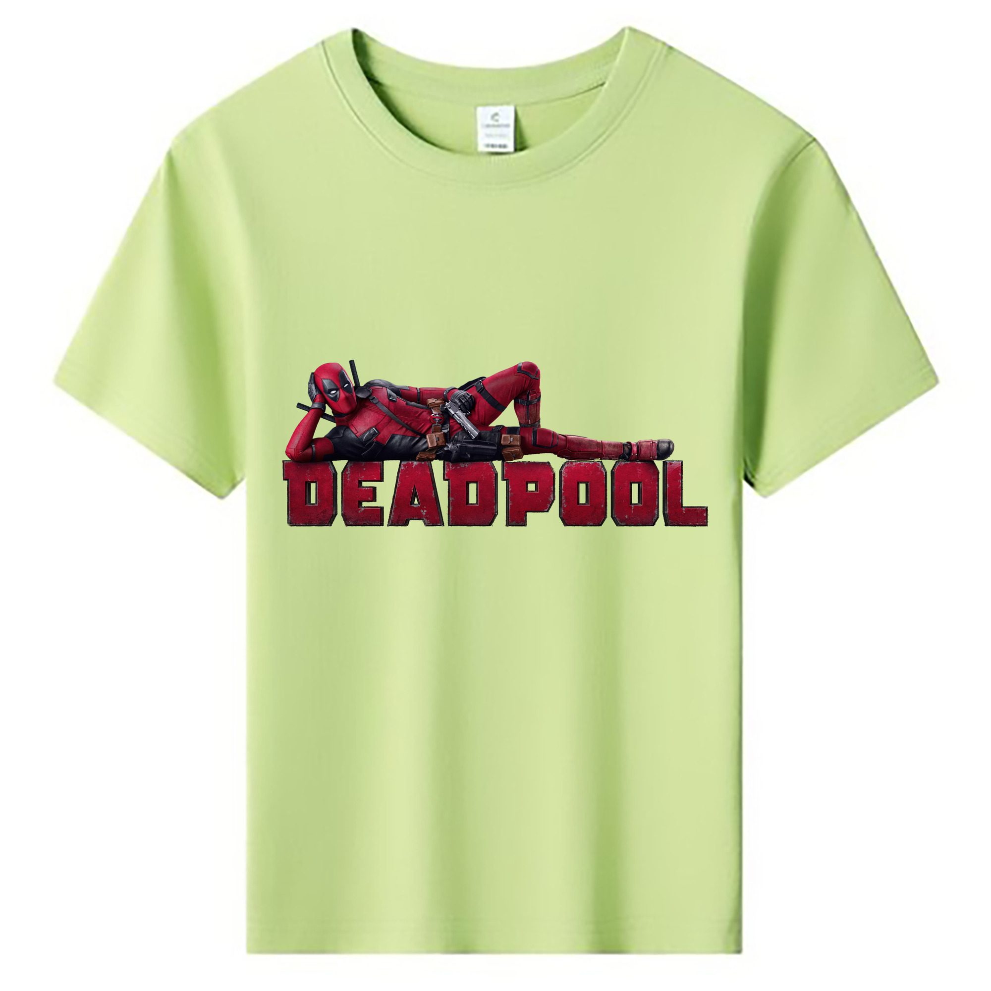 （画像用） Deadpool デッドプール 綿100％キッズTシャツ（フロントプリント）